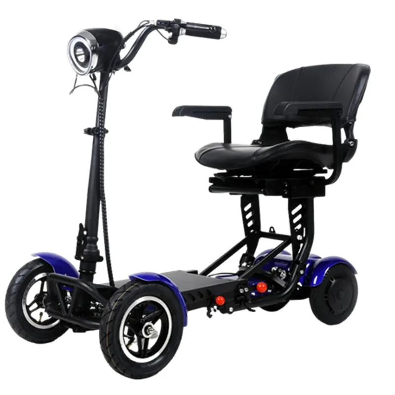 Многофункциональный складной самокат для взрослых с 4 колесами - Фотография_2