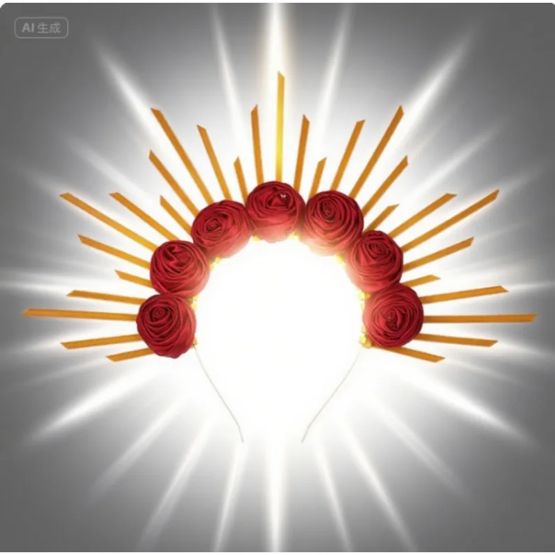 Корона с подсветкой из атласной - Фотография_6