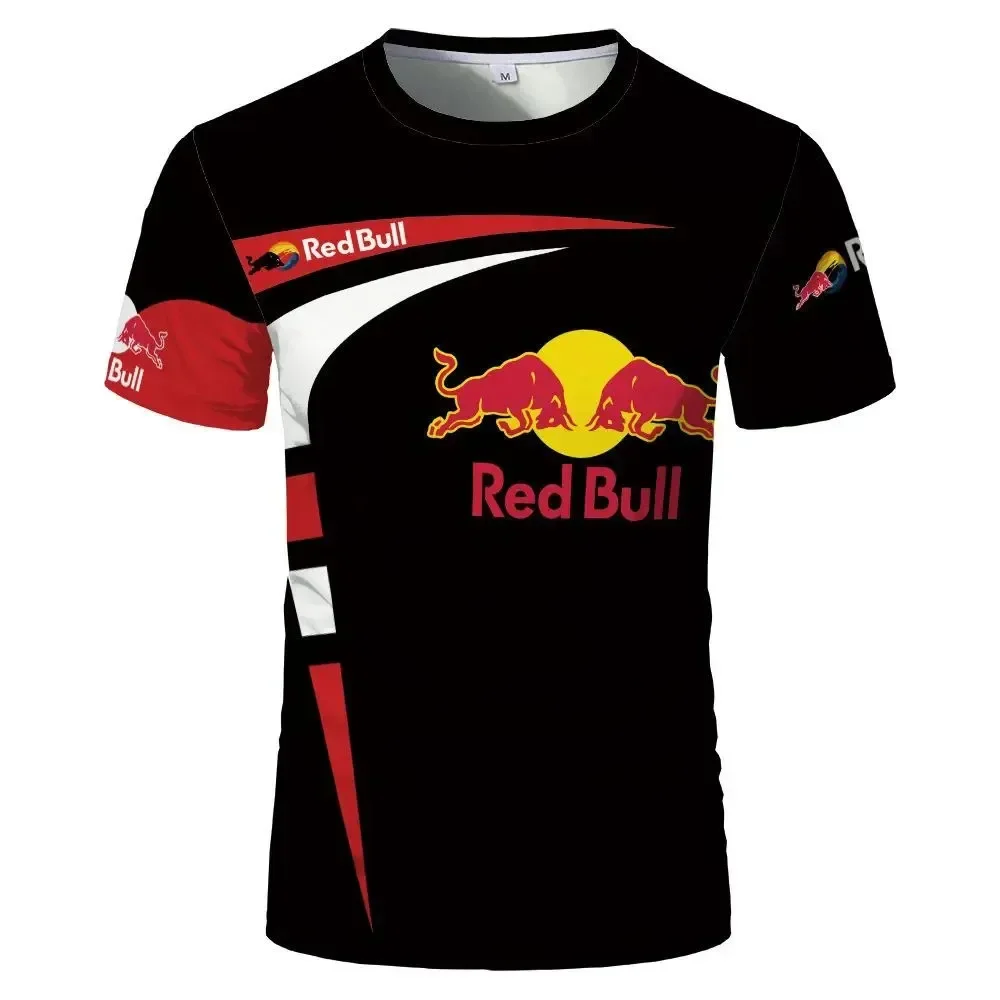 Мужская футболка с короткими рукавами и принтом red bull - Фотография_5