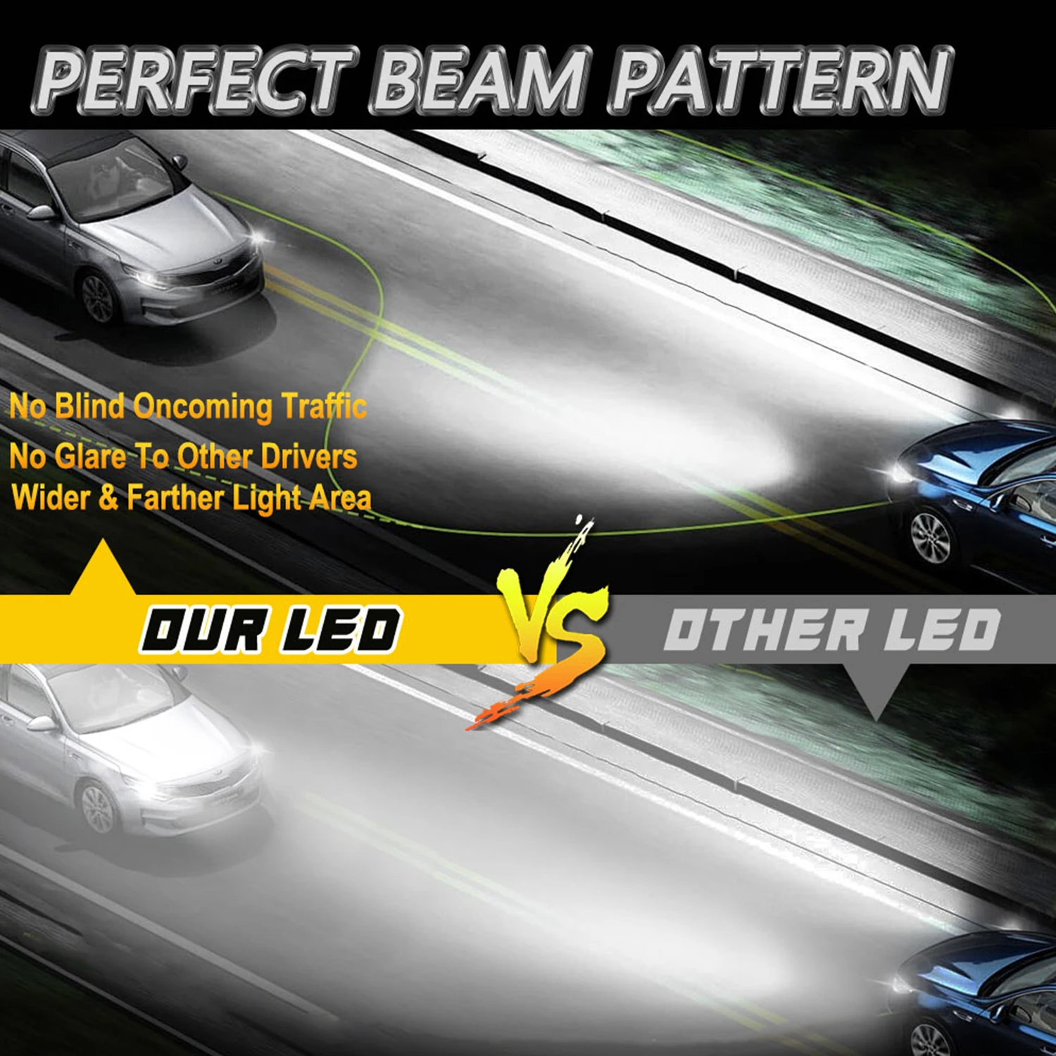 H7 фара h4 би светодиодные лампы - Фотография_4