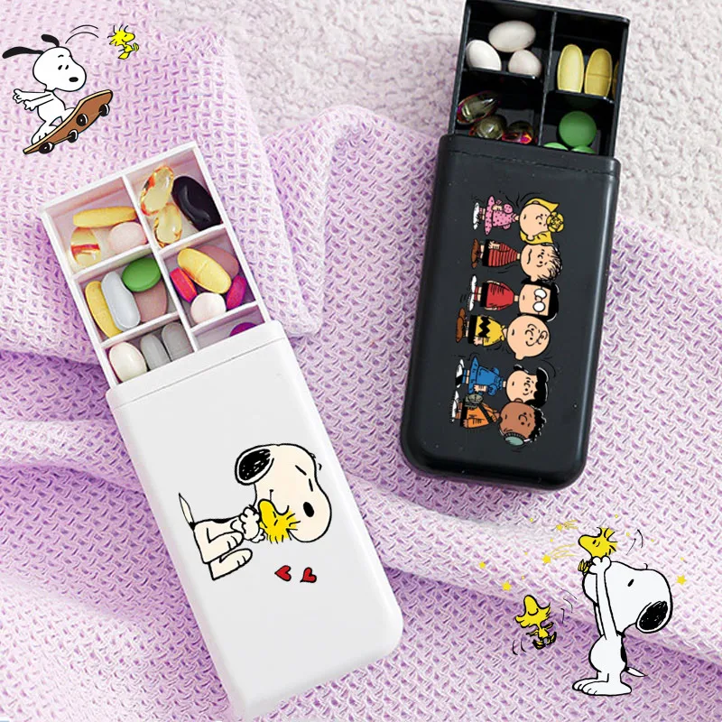 Snoopy pill box kawaii student
