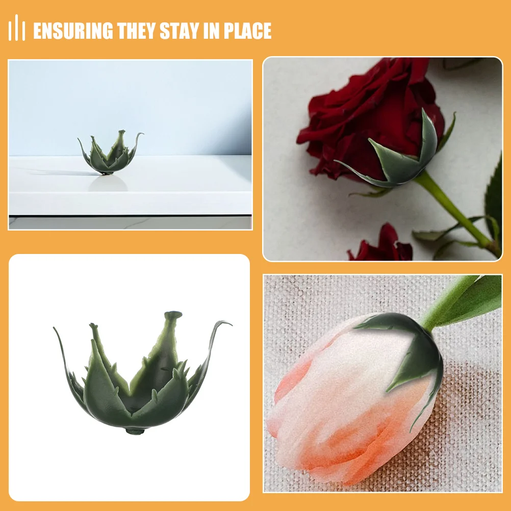 Пластиковые искусственные розы - Фотография_2