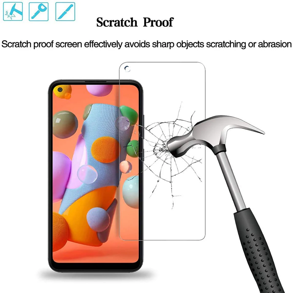 Закаленное стекло для samsung galaxy a11 m11 - Фотография_4