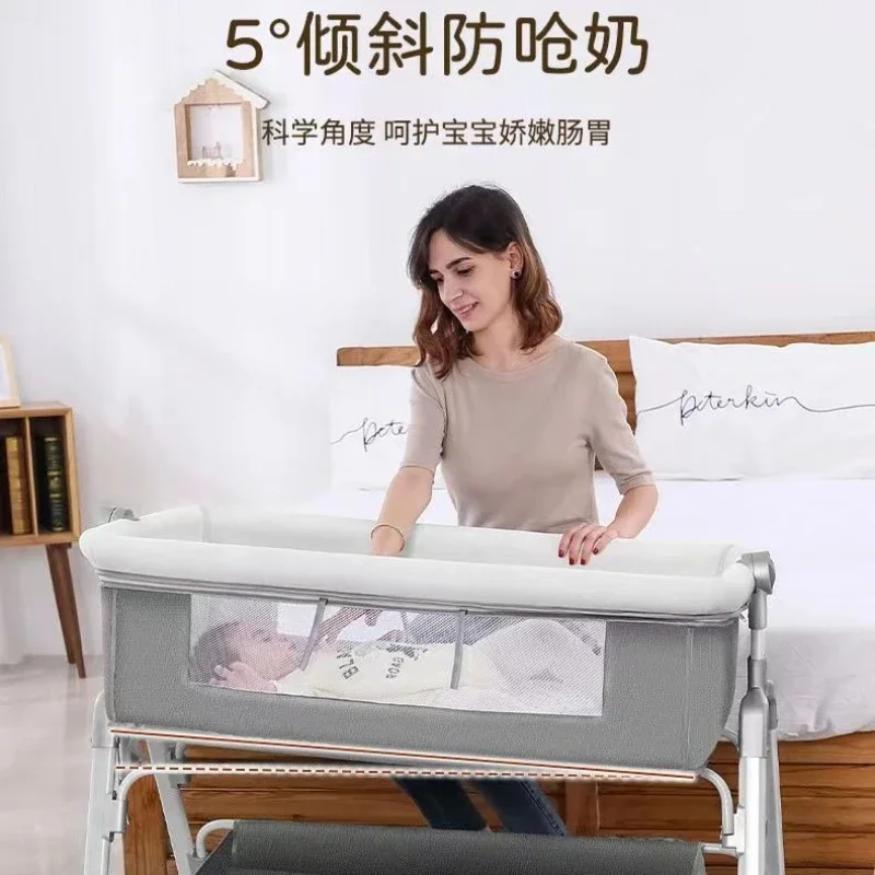 Многофункциональная простая детская кроватка для домашнего использования - Фотография_4