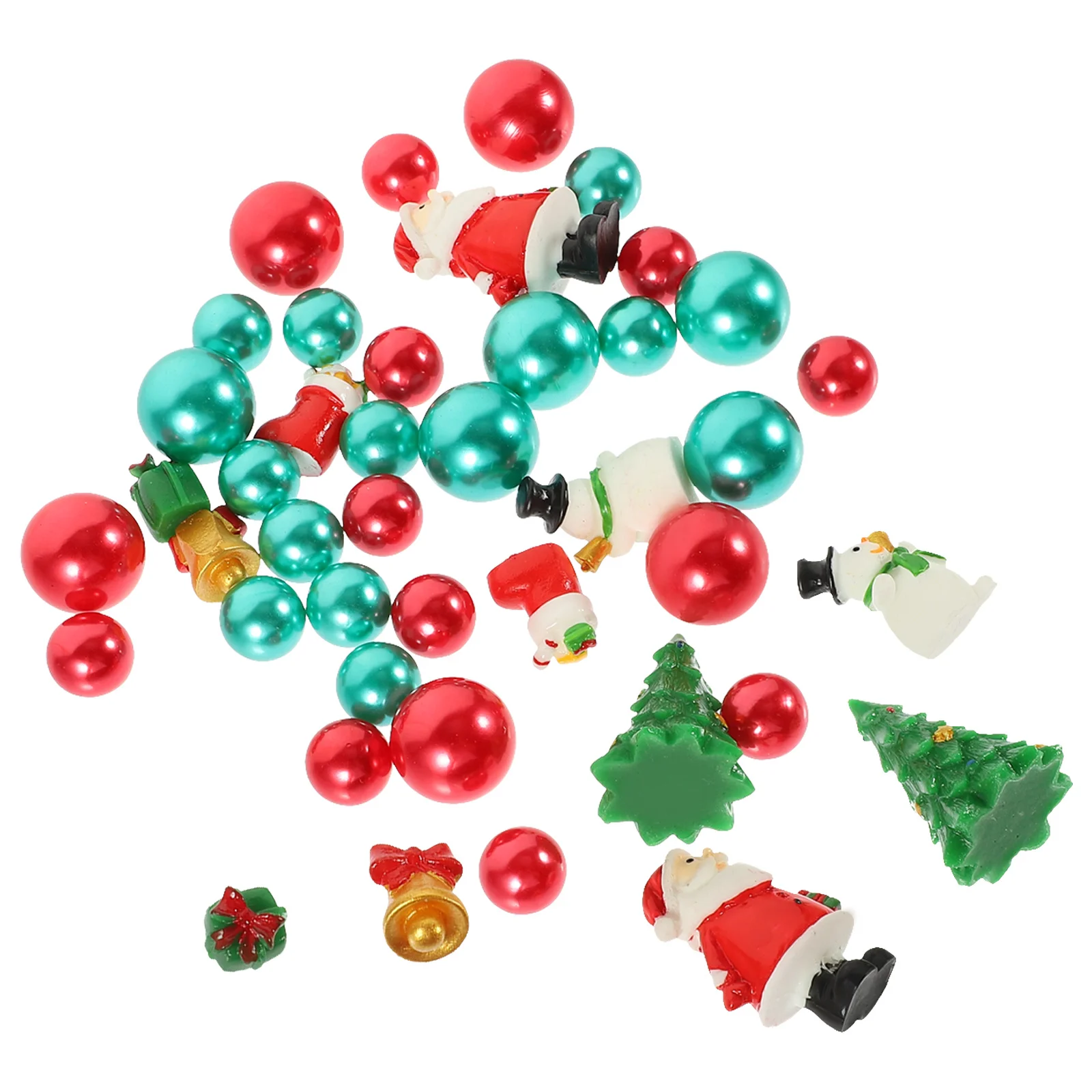 1 комплект, наполнитель для вазы с жемчугом и снеговиком - Фотография_2