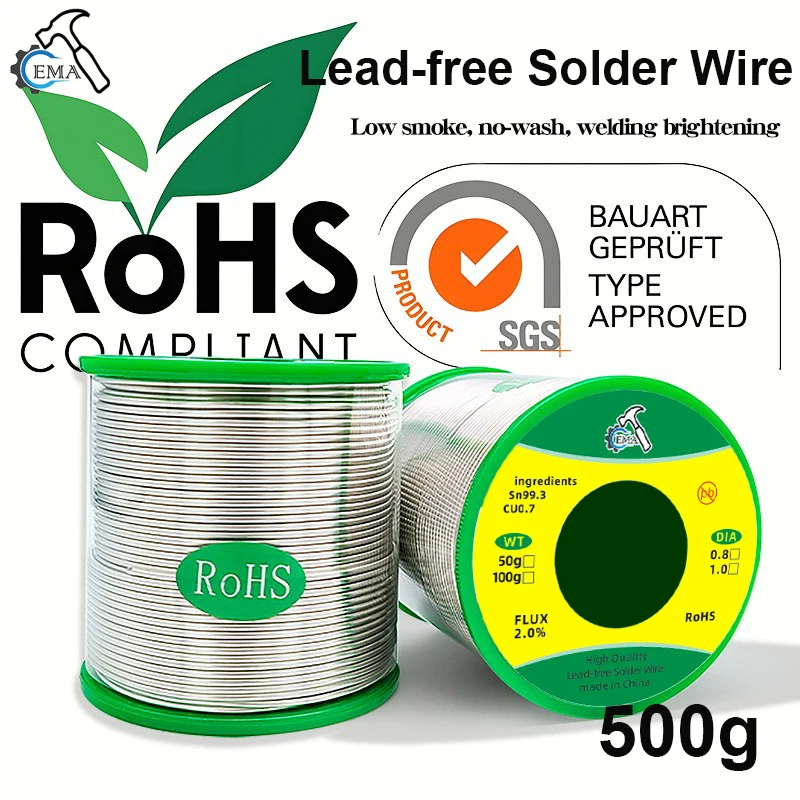 20 г/50 г/100 г/200 г/500 г бессвинцовая паяльная проволока 0