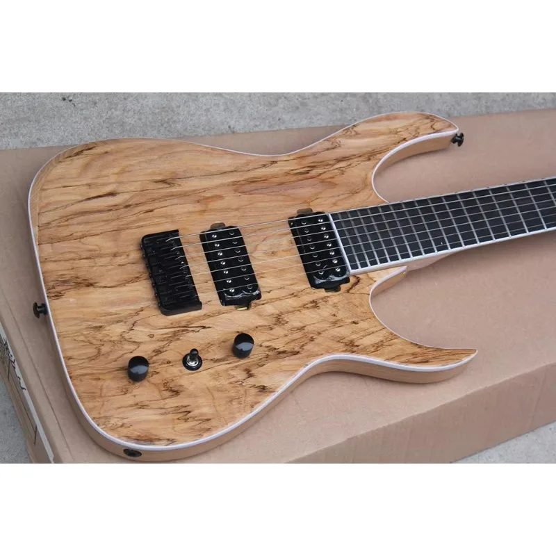 Stlffactory outlet- 7 strings natural electric guitar with 24 frets - Фотография_2