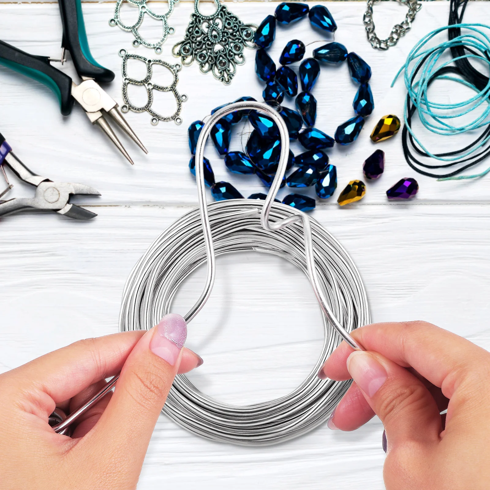 1 рулон гибкой алюминиевой цветочный - Фотография_2