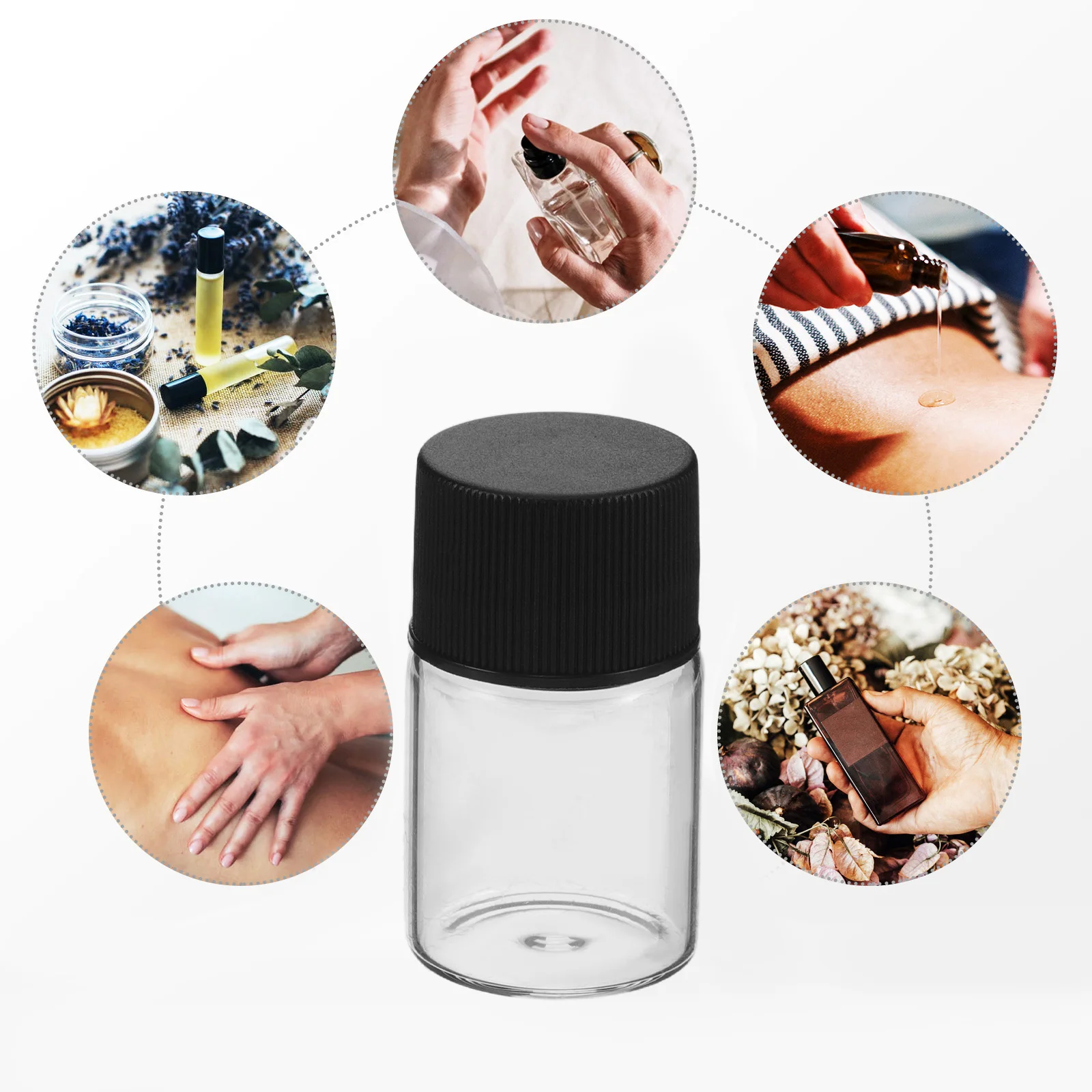 5 мл, прозрачные стеклянные флаконы для образцов - Фотография_2