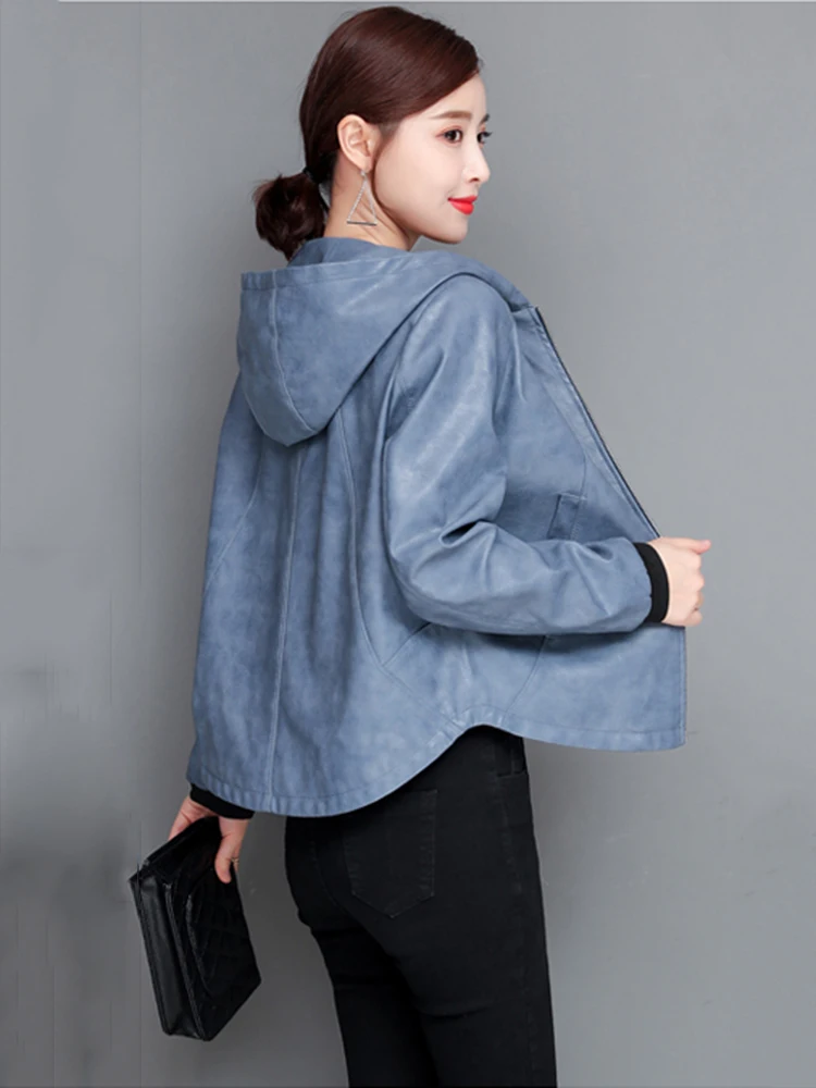 Новый женщины повседневный кожаный - Фотография_2