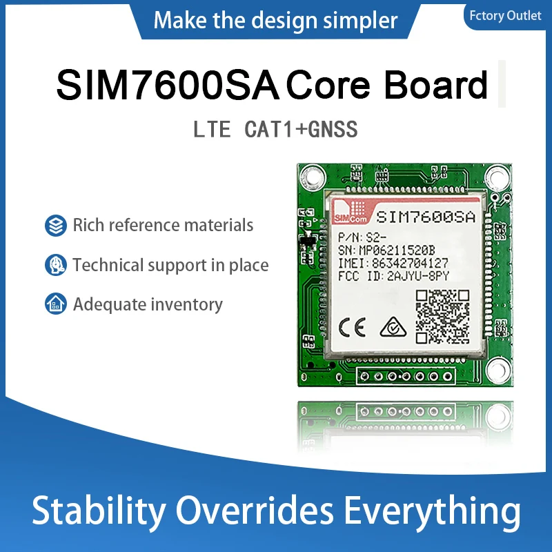 Simcom sim7600sa lte cat1 core