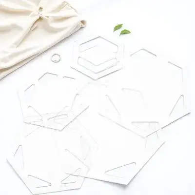 Акриловые шестиугольные шаблоны для квилтинга - Фотография_6