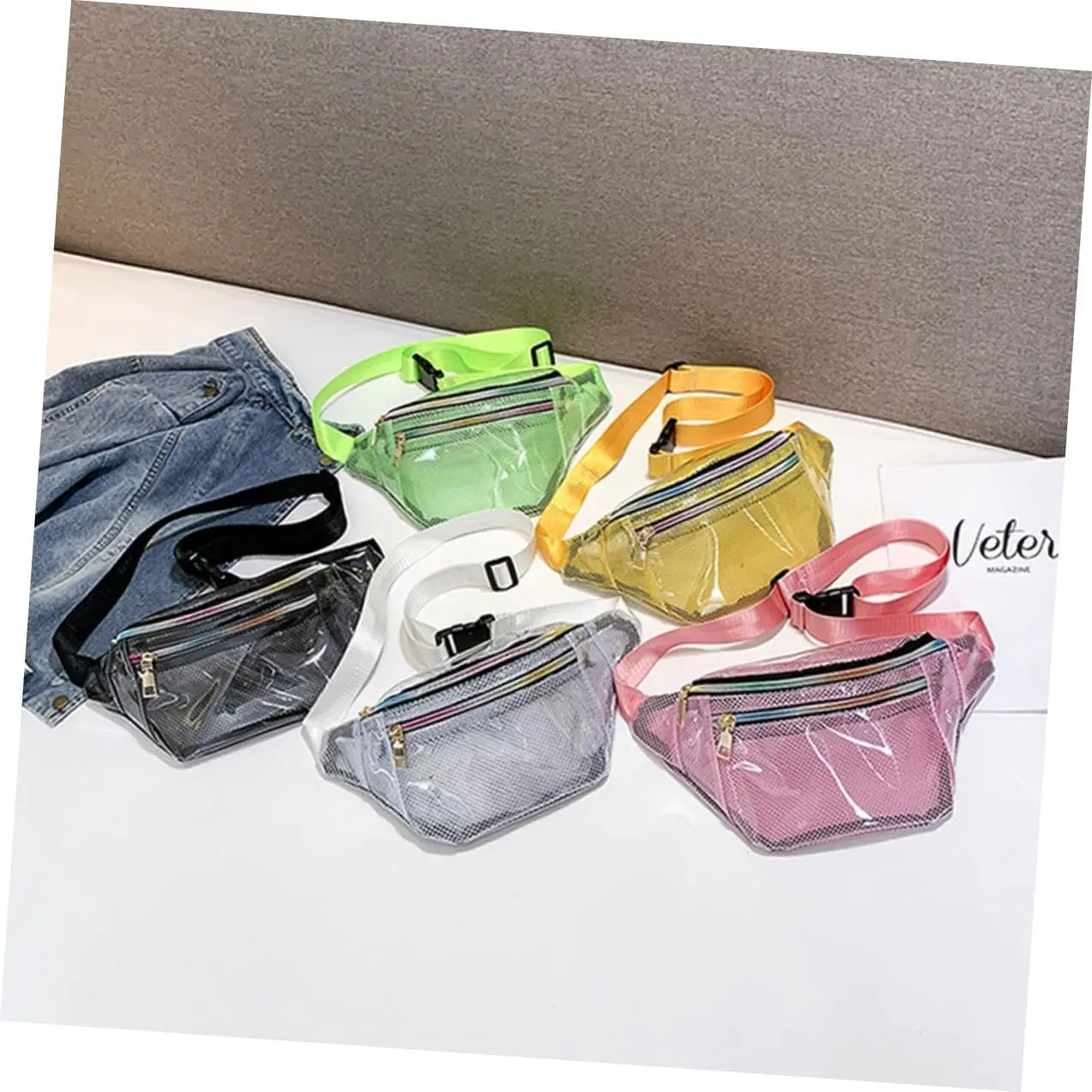 Поясная сумка из пвх для женщин - Фотография_4