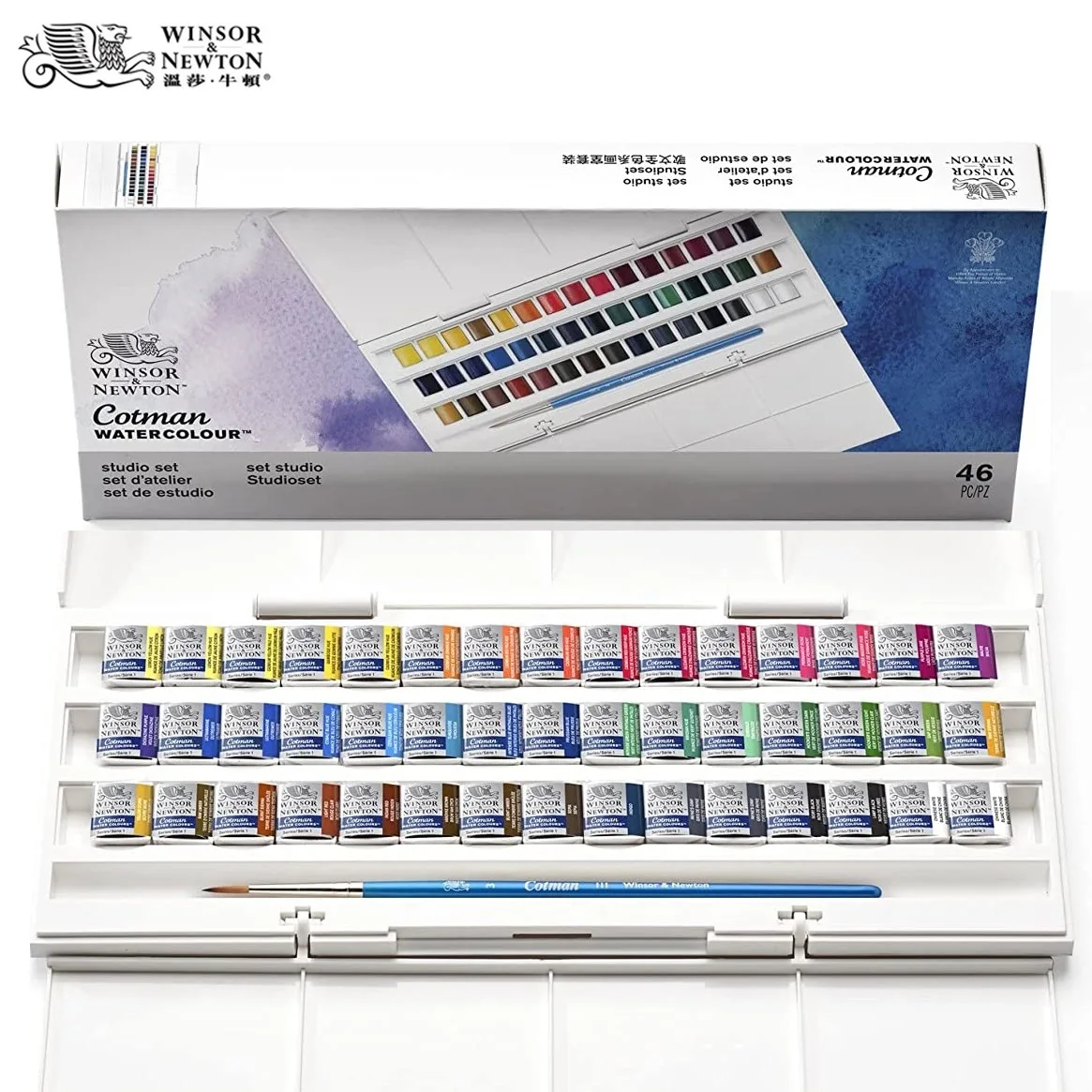 Набор акварельных красок winsor & newton cotman