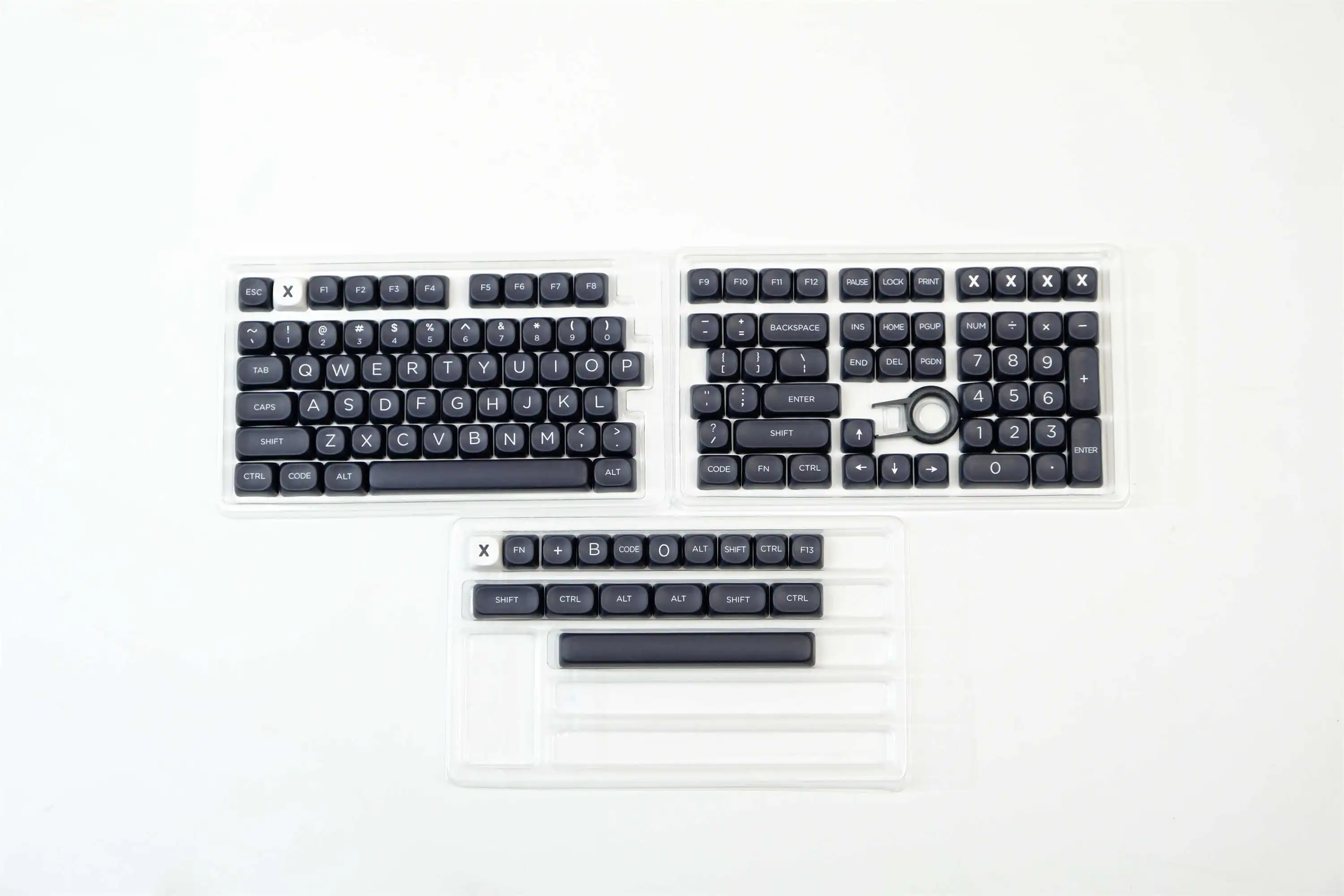 Минималистичные черные колпачки клавиш gmk - Фотография_6