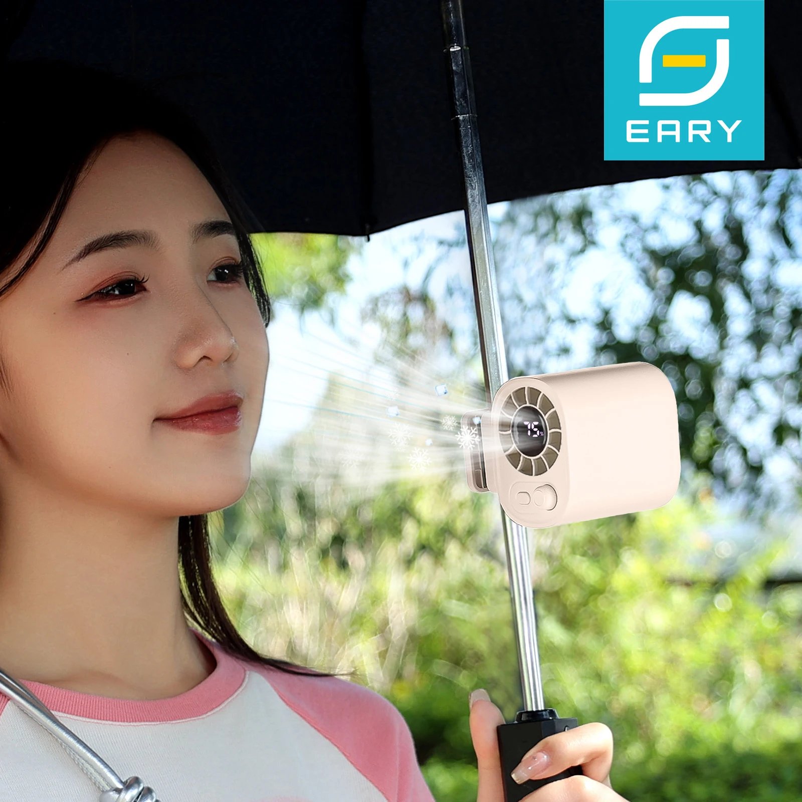 Небольшой зажимной вентилятор eary