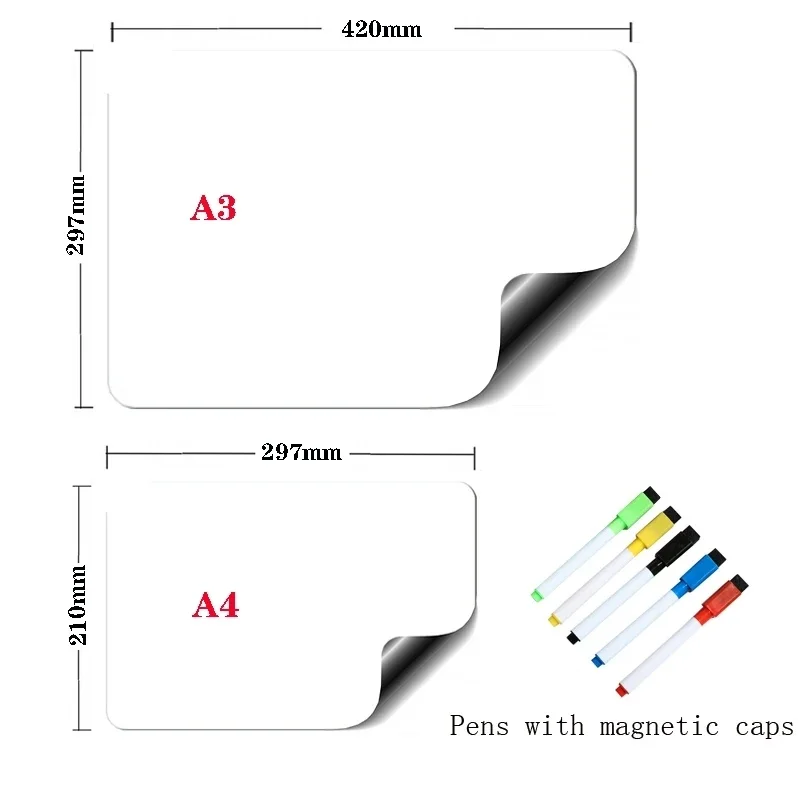 Магнитная доска для сухого стирания a3 + a4 - Фотография_5