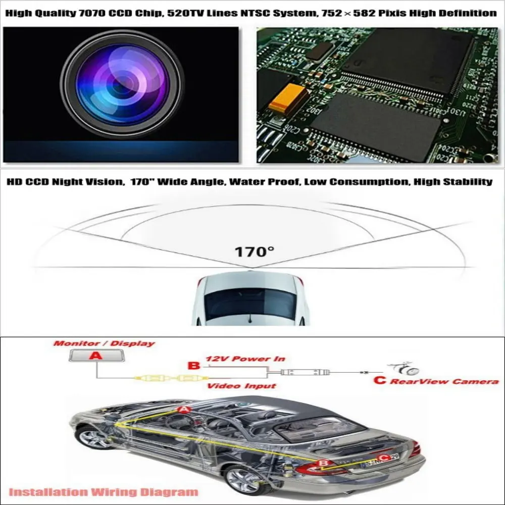 Для hyundai ix35 2009-2013 автомобильная камера заднего вида - Фотография_6
