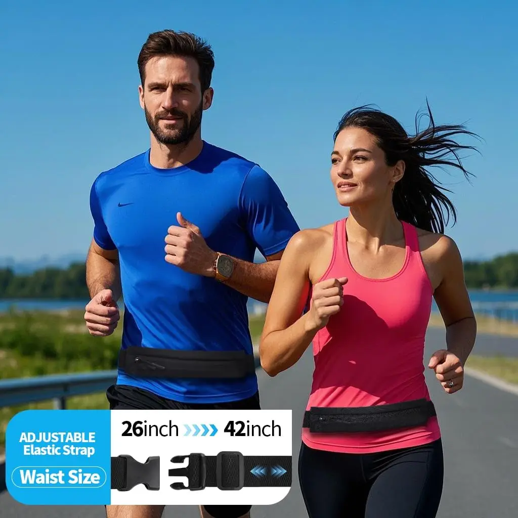 Тонкий беговой ремень ushake для женщин и мужчин - Фотография_4