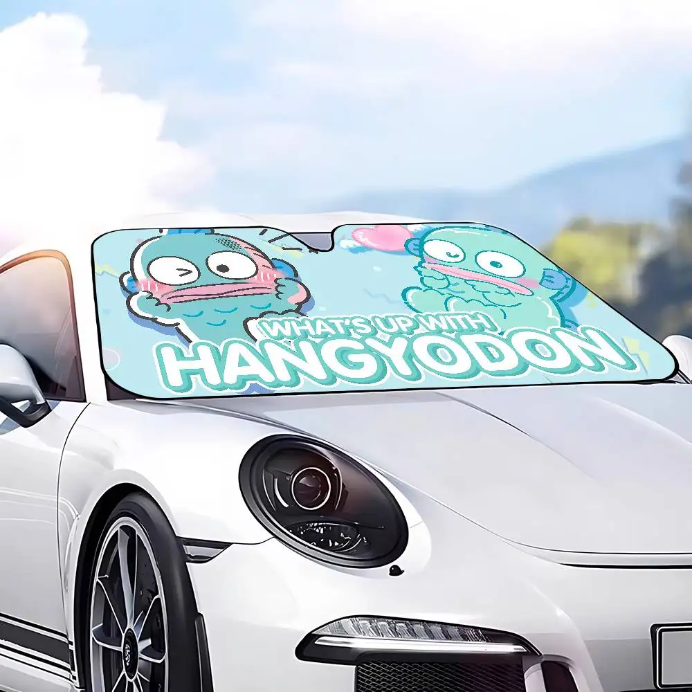 H-hangyodon kawaii автомобильный солнцезащитный козырек - Фотография_6