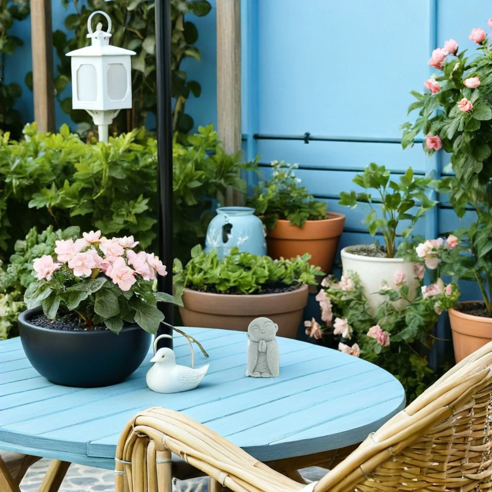 Японский песчаник фэн-шуй улыбающийся