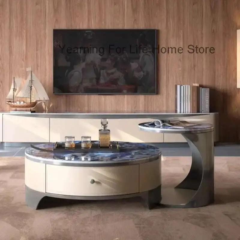 Clear coffee tables storage minimalist - Фотография_5