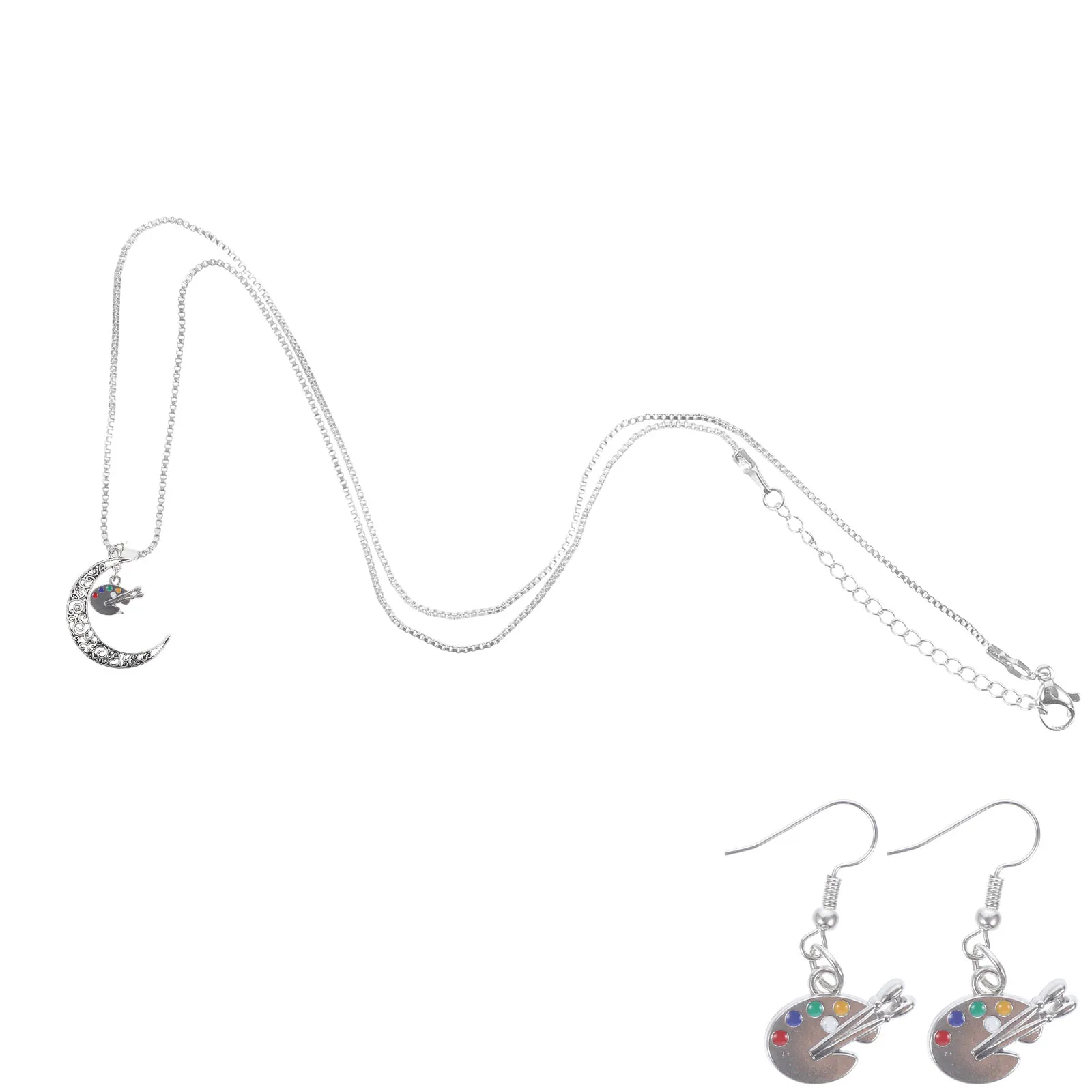 1 комплект, комплект ожерелья и сережек - Фотография_3