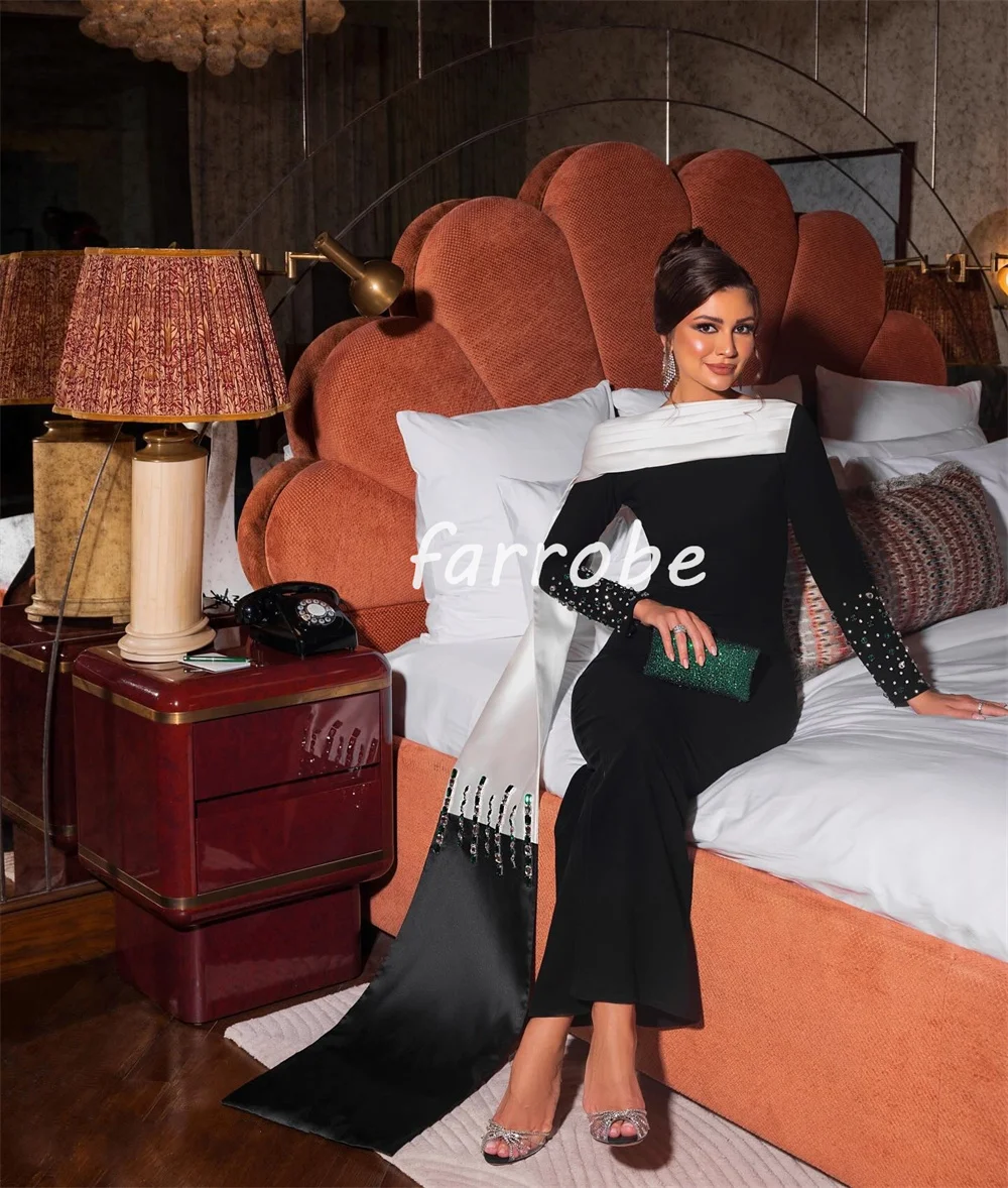 Формальные изысканные трикотажные плиссированные бисером и блестками - Фотография_2