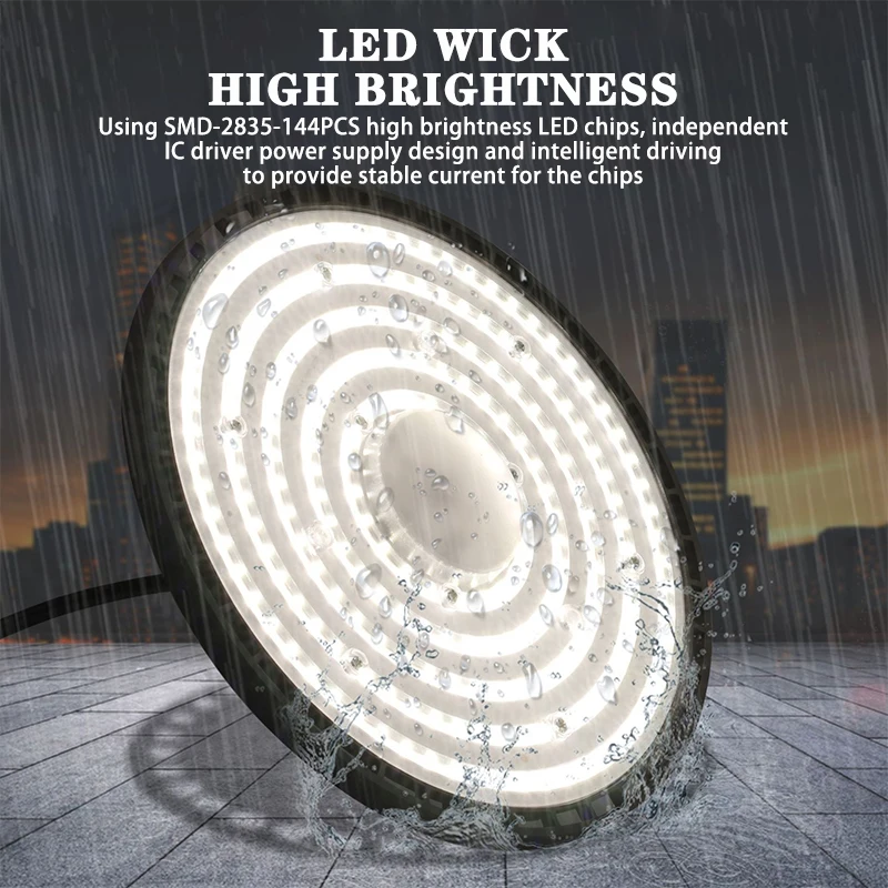 High bay light ufo led 220 в 100 - Фотография_4