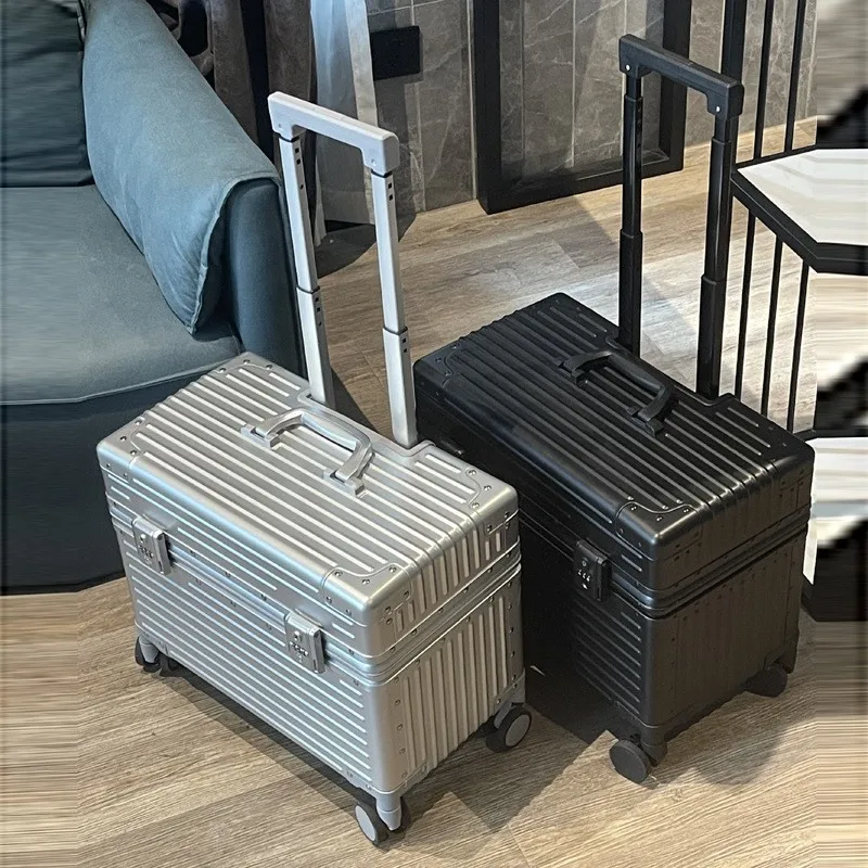 Дюймов чемодан на колесиках из алюминиевого сплава - Фотография_2