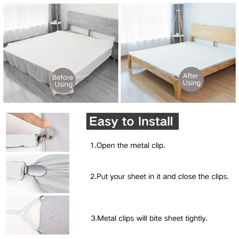 Регулируемый держатель для простыни на колесах - Фотография_5