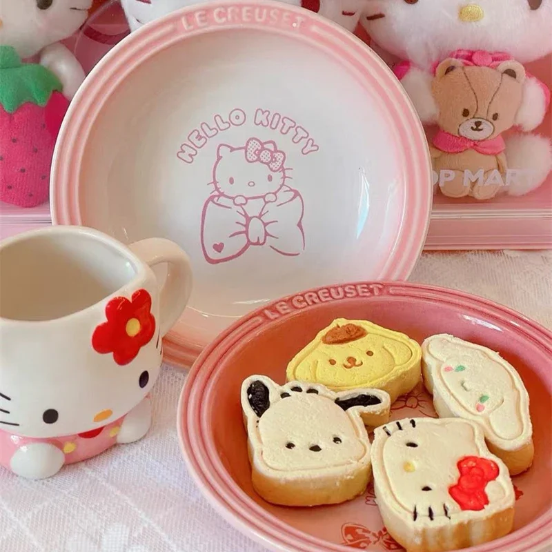 Sanrio kawaii hello kitty тарелка - Фотография_2