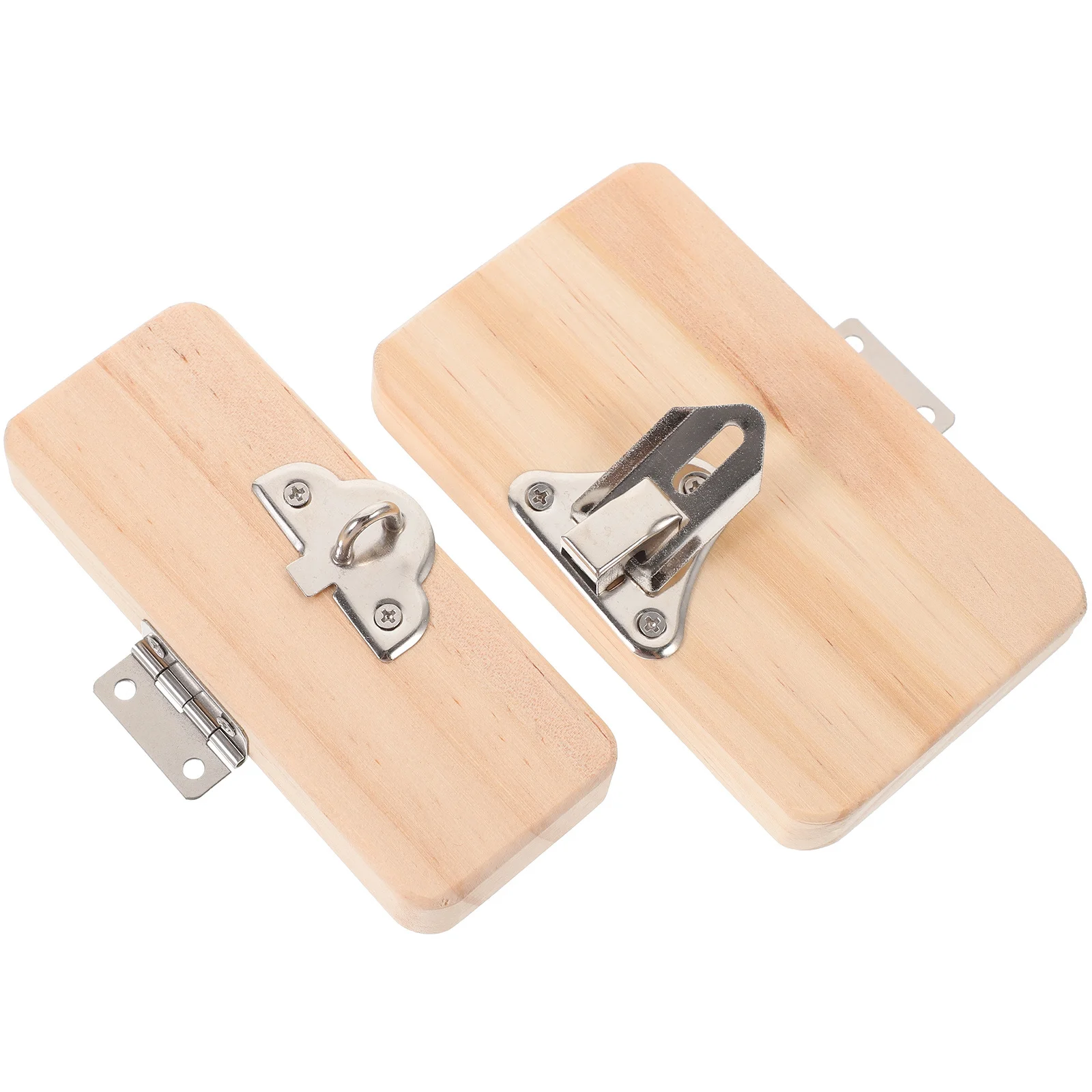 Бизиборд diy дверная защелка деревянный - Фотография_4