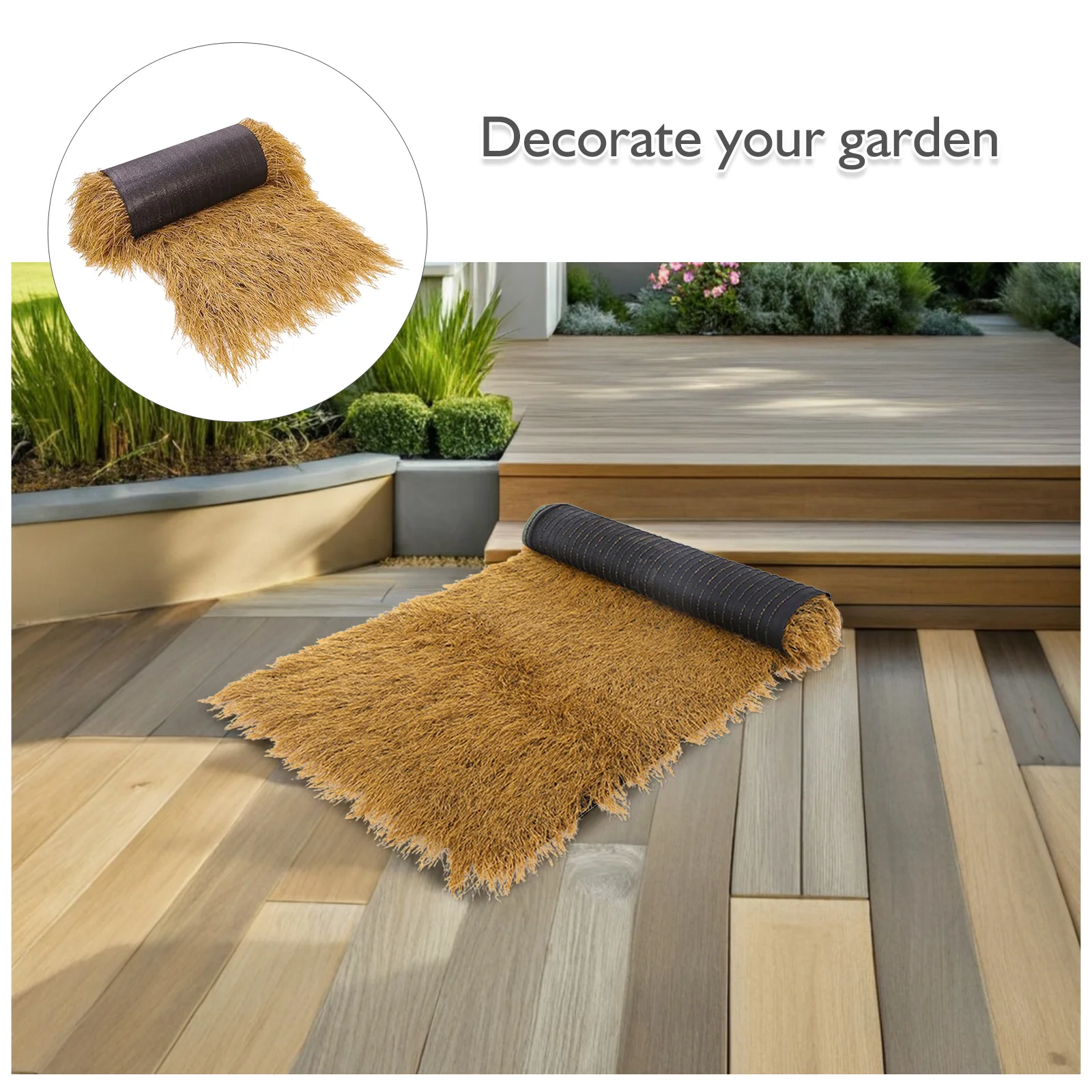 Сад имитация соломы украшение искусственная - Фотография_2