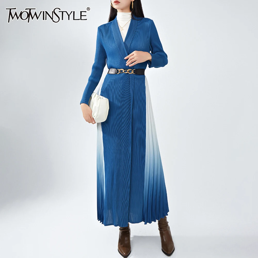 Женское облегающее пальто twotwinstyle