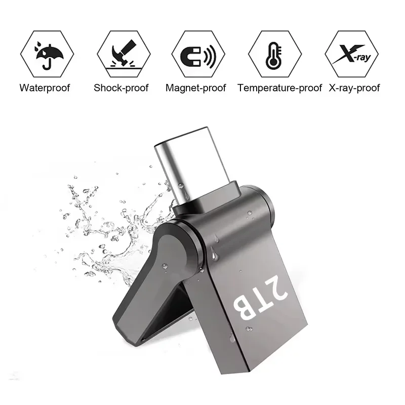 Металлическая флэш-накопитель xiaomi 2 тб usb 3 - Фотография_6