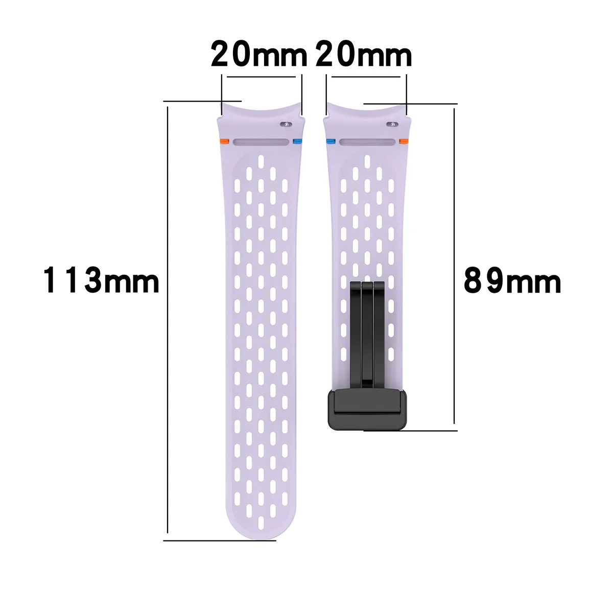 Магнитный ремешок 20 мм для samsung - Фотография_3