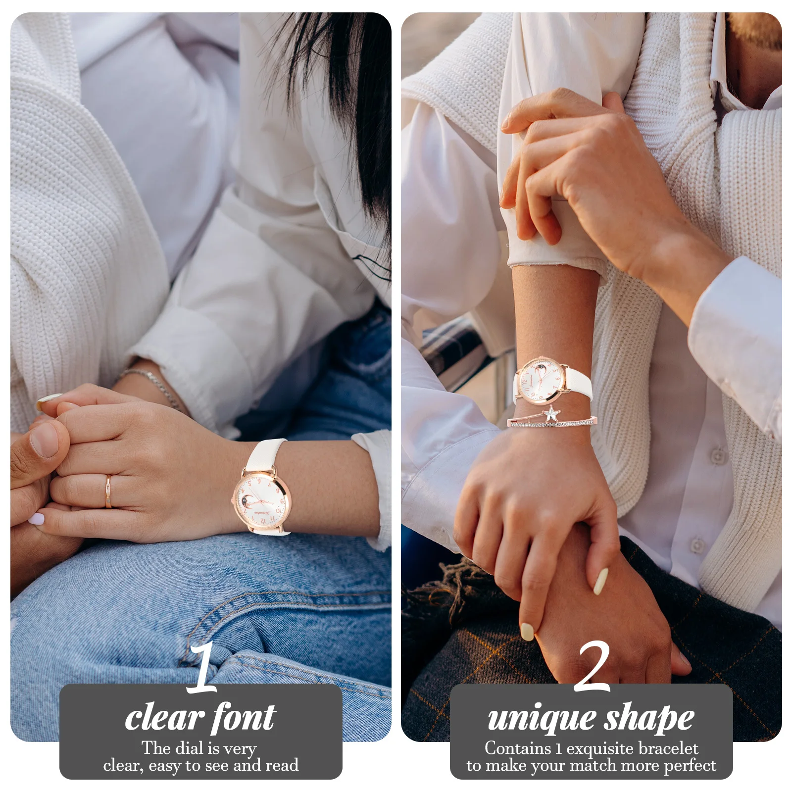 1 комплект, изысканные женские часы - Фотография_2