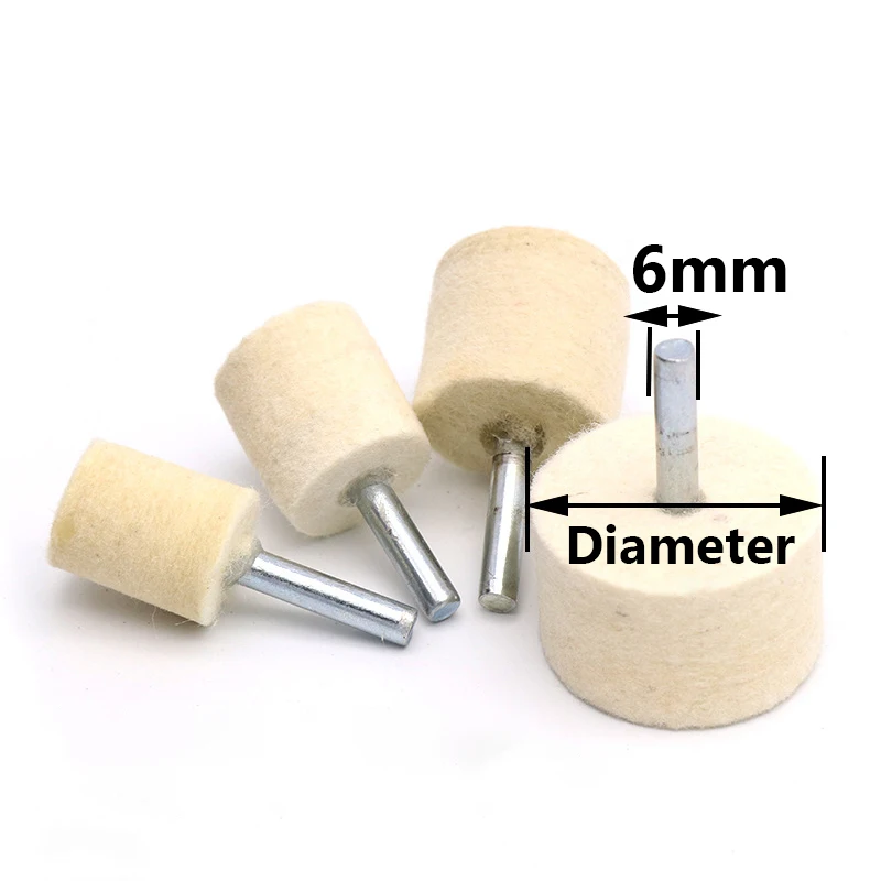 6 мм хвостовик, шерстяной фетр - Фотография_2