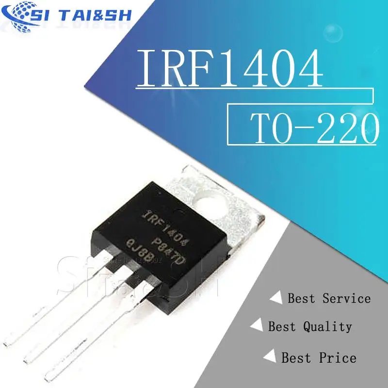 Irf1404 канальная полевая трубка 40 в/162 а/0