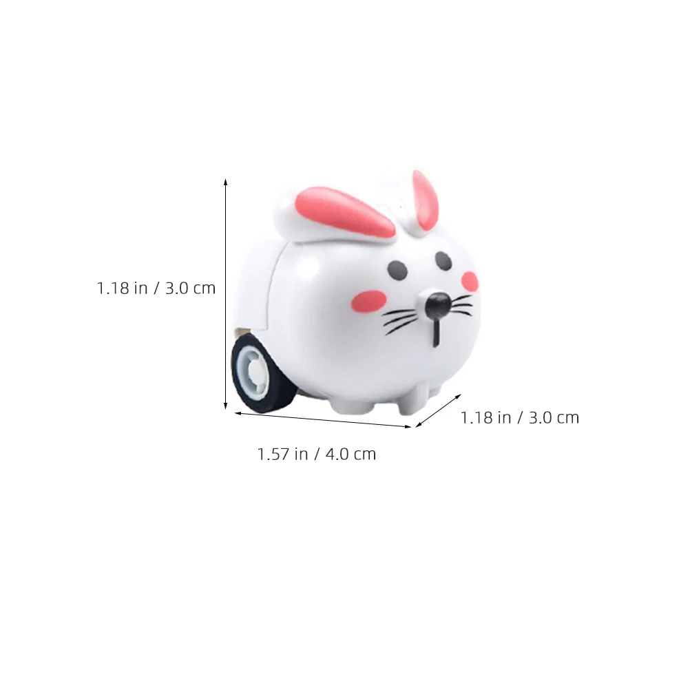 Детская машинка с откатным механизмом и гладкой отделкой - Фотография_2