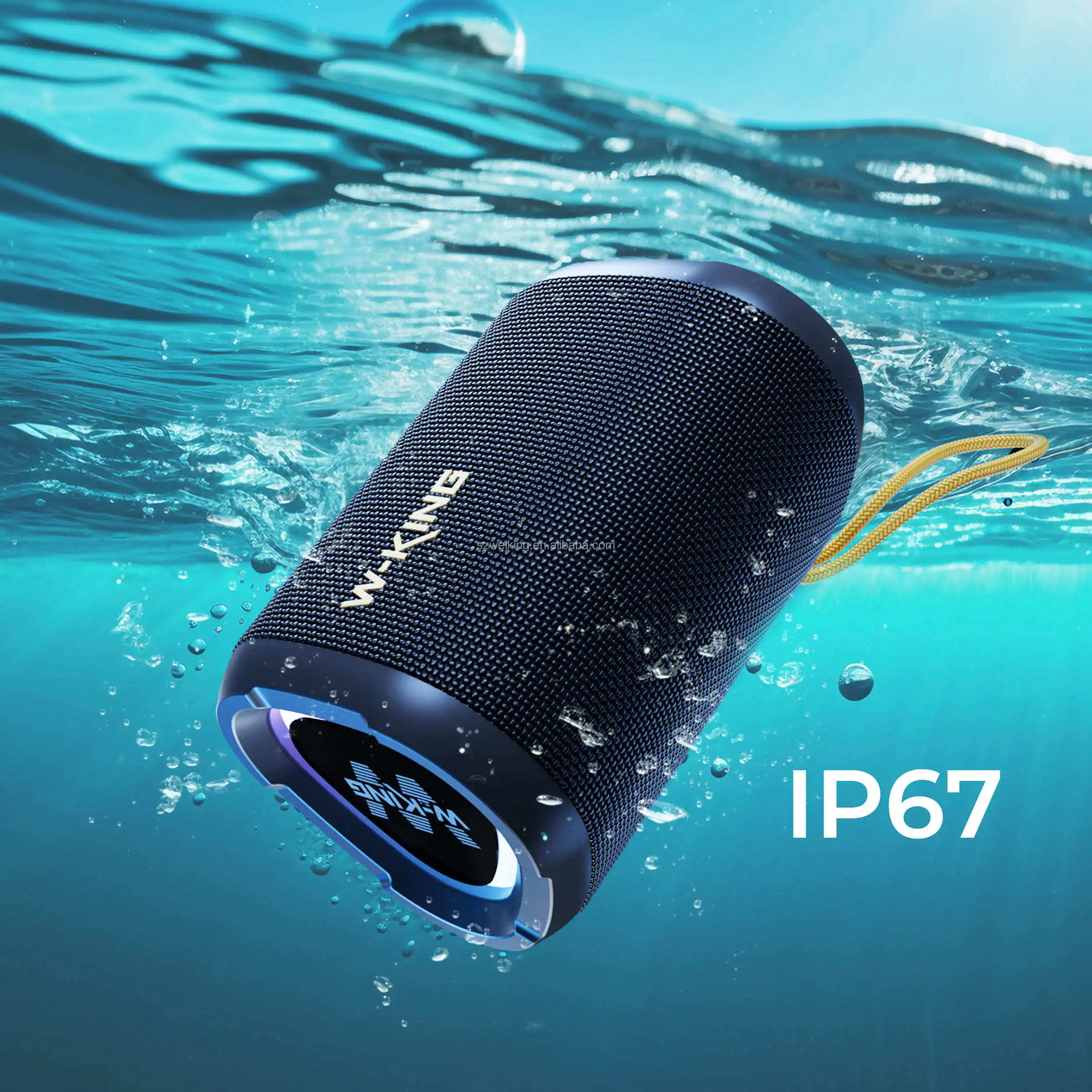 W-king d110 rgb беспроводной bluetooth-динамик - Фотография_3