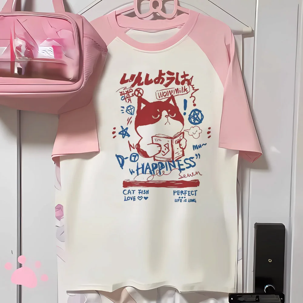 Японская футболка в стиле гранж y2k aesthetics harajuku - Фотография_4