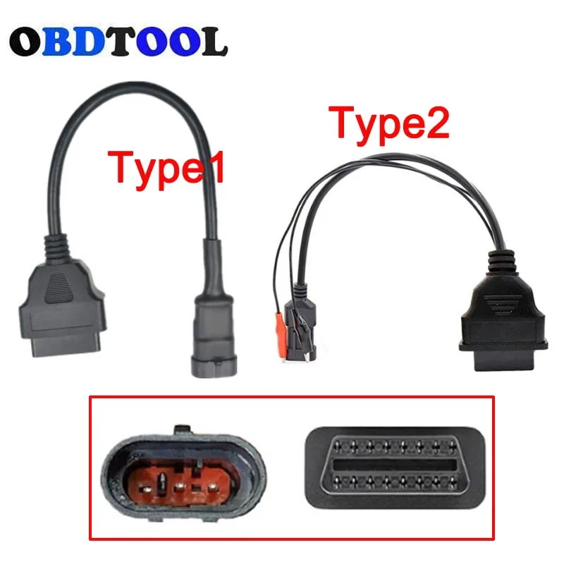 2 типа, опция, 3-контактный на 16-контактный кабель obd2