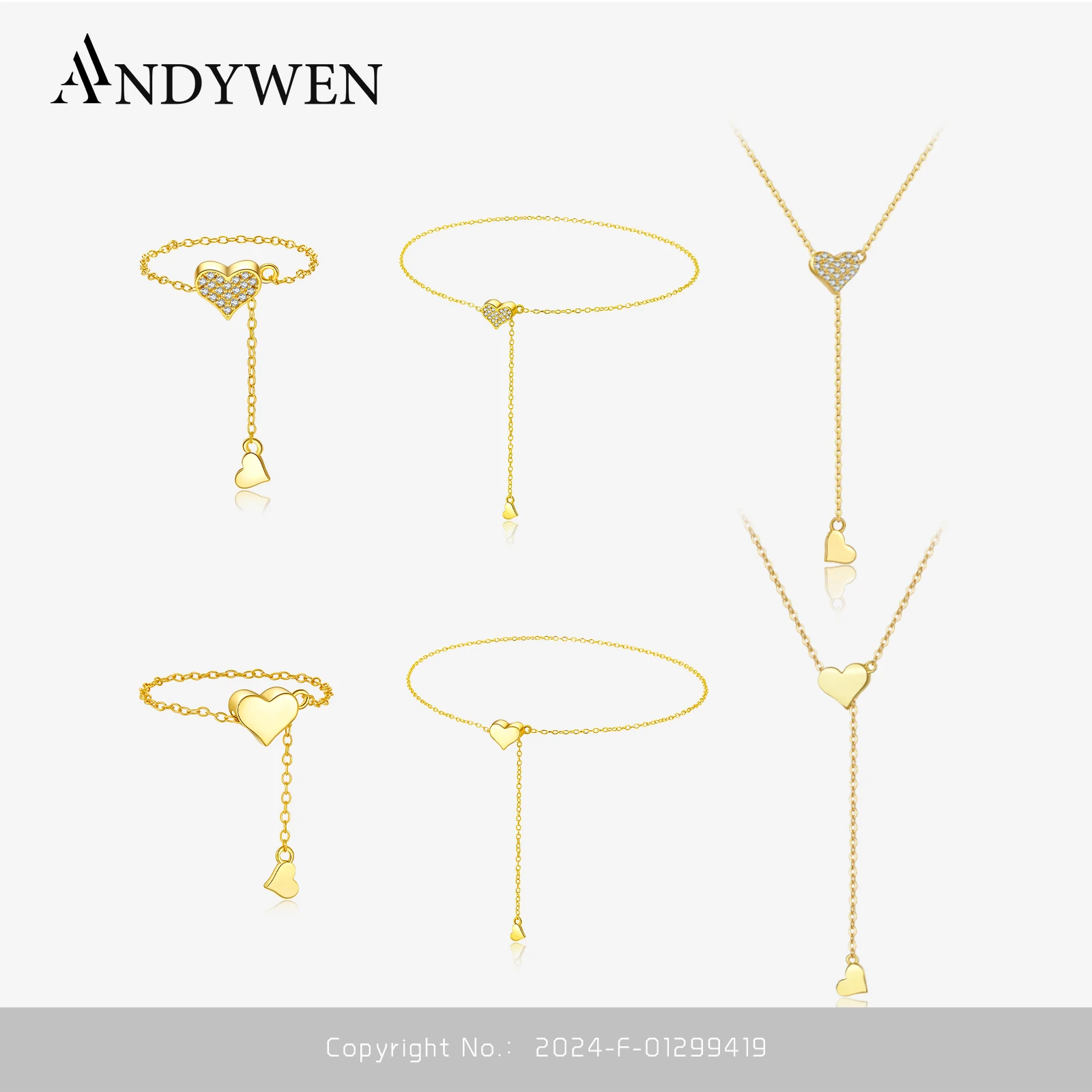 Andywen стерлингового серебра 925 пробы