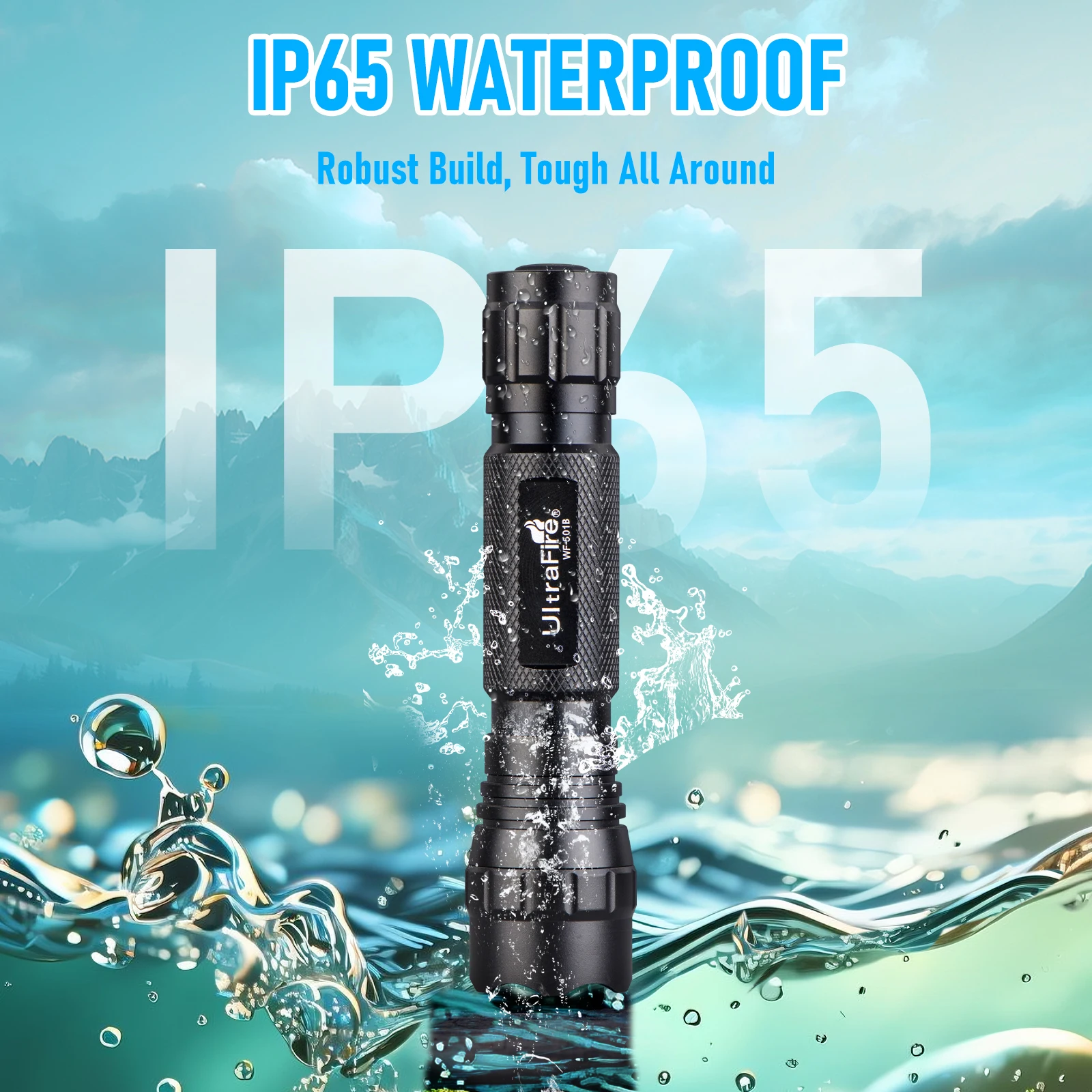 Светодиодный тактический полицейский фонарь ultrafire wf-501b - Фотография_6