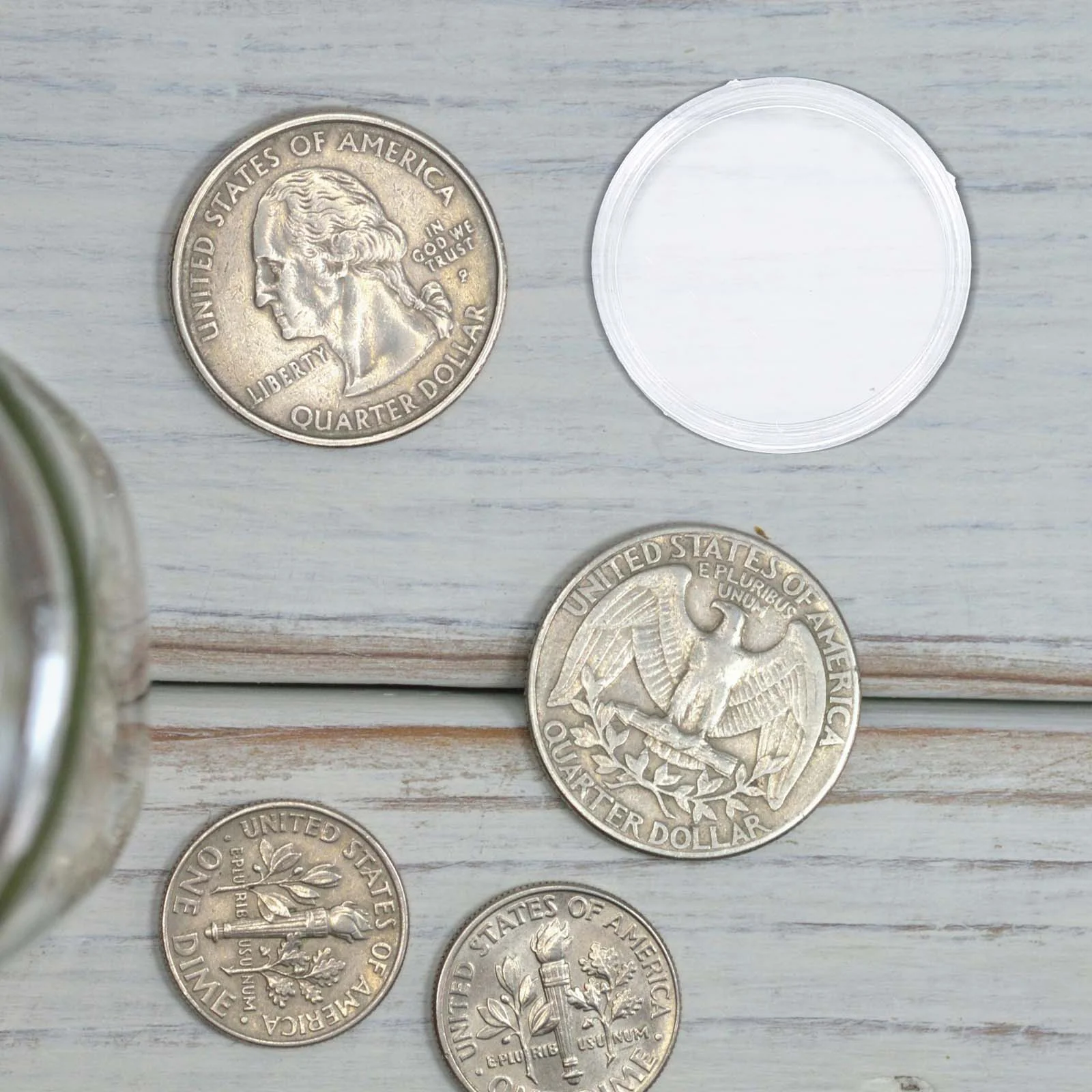 28 мм, кристально прозрачная коробка для монет - Фотография_4