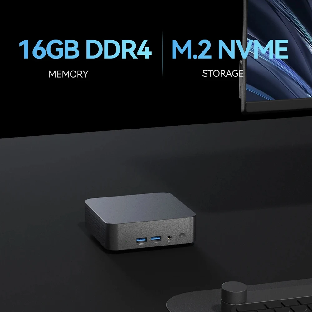 Портативный мини-пк bebepc с поддержкой n100 1xddr4 m - Фотография_6