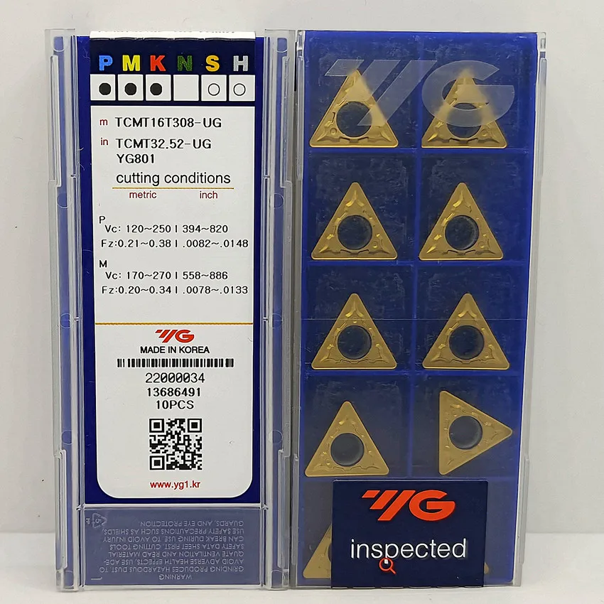 Yg801/tcmt16t304-uf yg801/tcmt16t308-ug