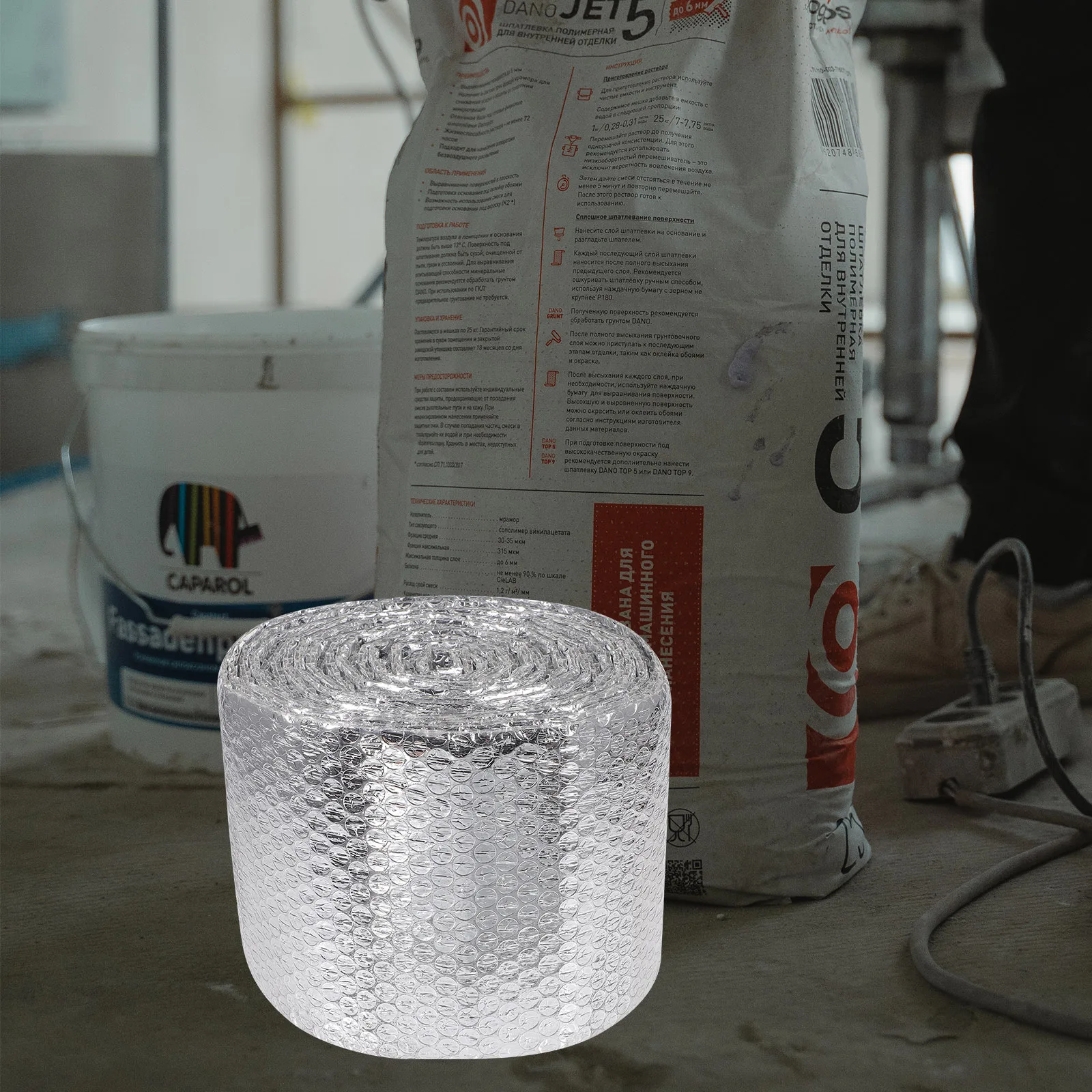 Пузырьковая изоляционная пленка светоотражающая фольга для труб - Фотография_4